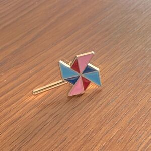 Women’s Jewelry Adorable Fun Cute Colorful Pinwheel Enamel Pin Brooch